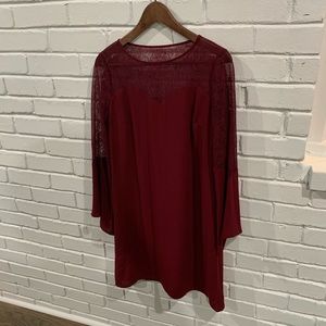 Plum Shift Dress